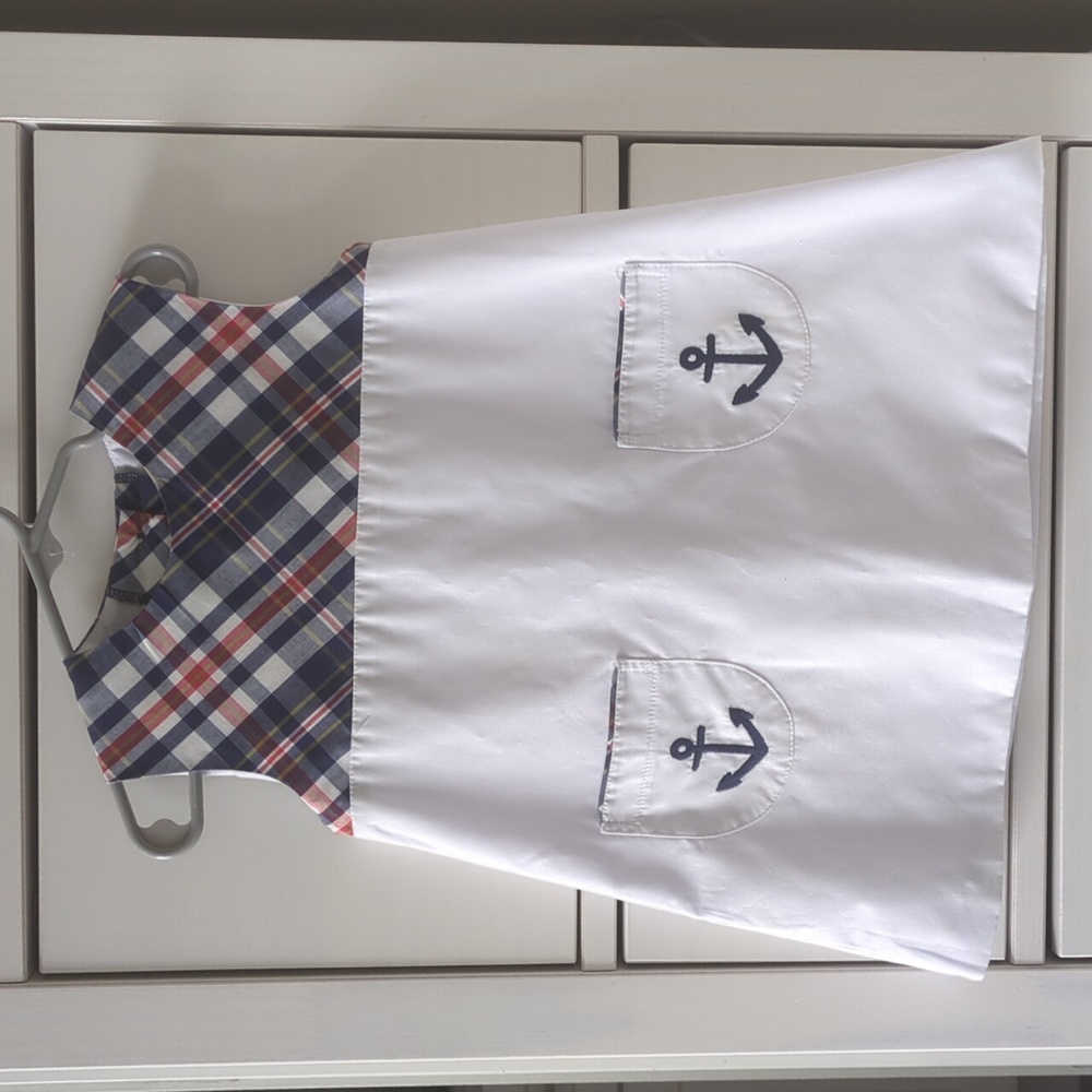 TBBC Anchor pocket dress in Planters Inn Plaid 2T EUC